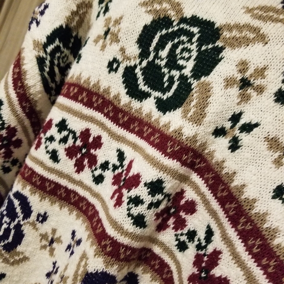 Vintage Denim Republic Floral Sweater - Picture 3 of 3